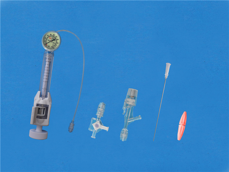 Disposable inflation device kits S type, 30ml 40atm, with C23 Y connector kits
