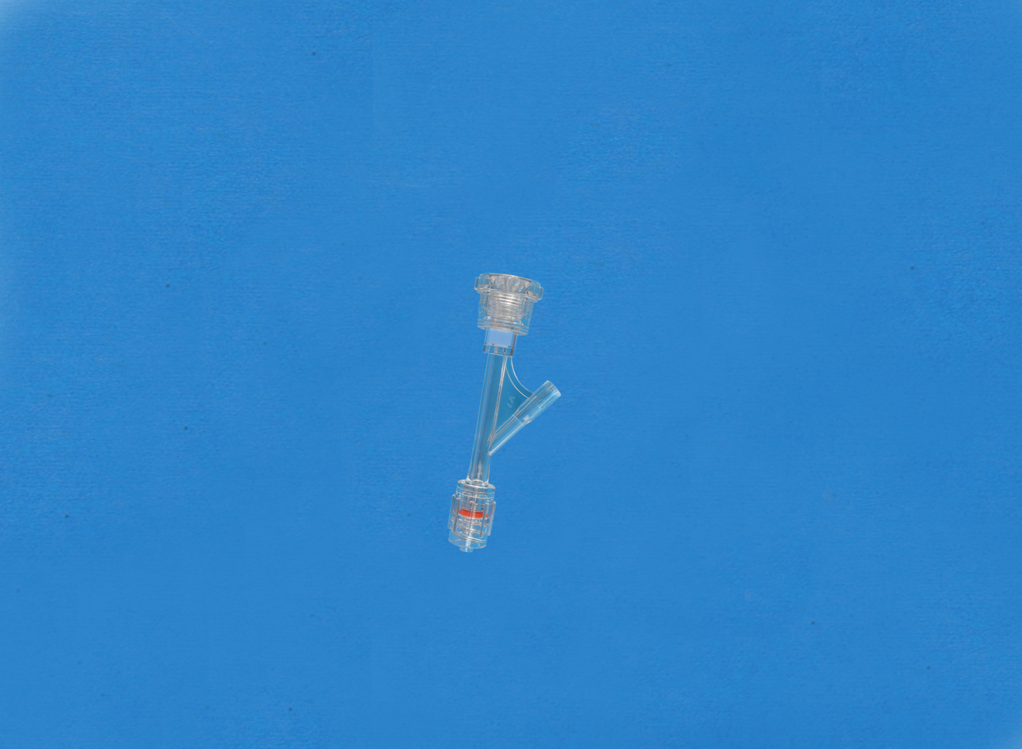 一次性使用Y型連接器套件-旋鈕式側(cè)枝為平口接頭