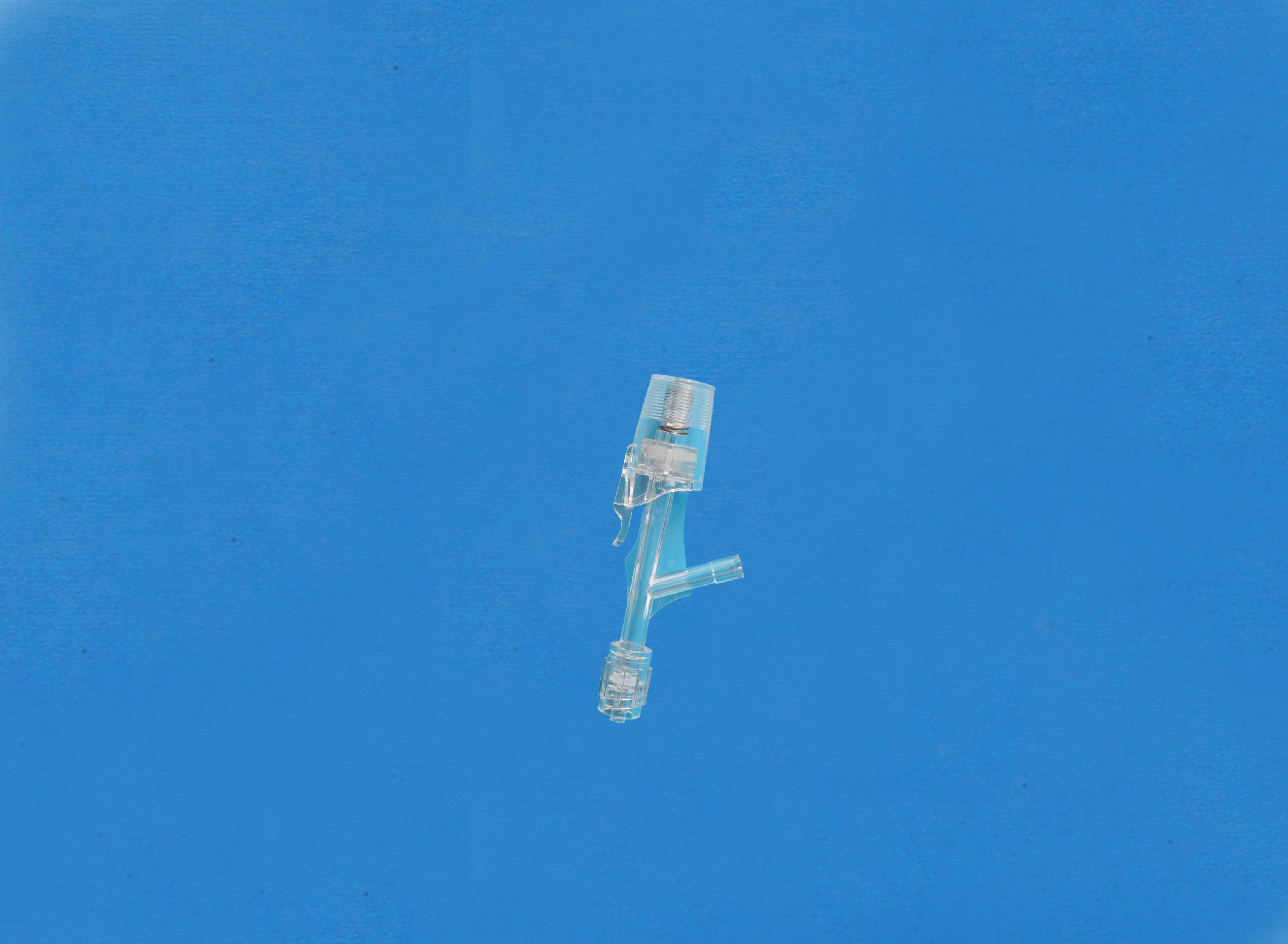 一次性使用Y型連接器套件-三檔按壓式側枝為平口接頭