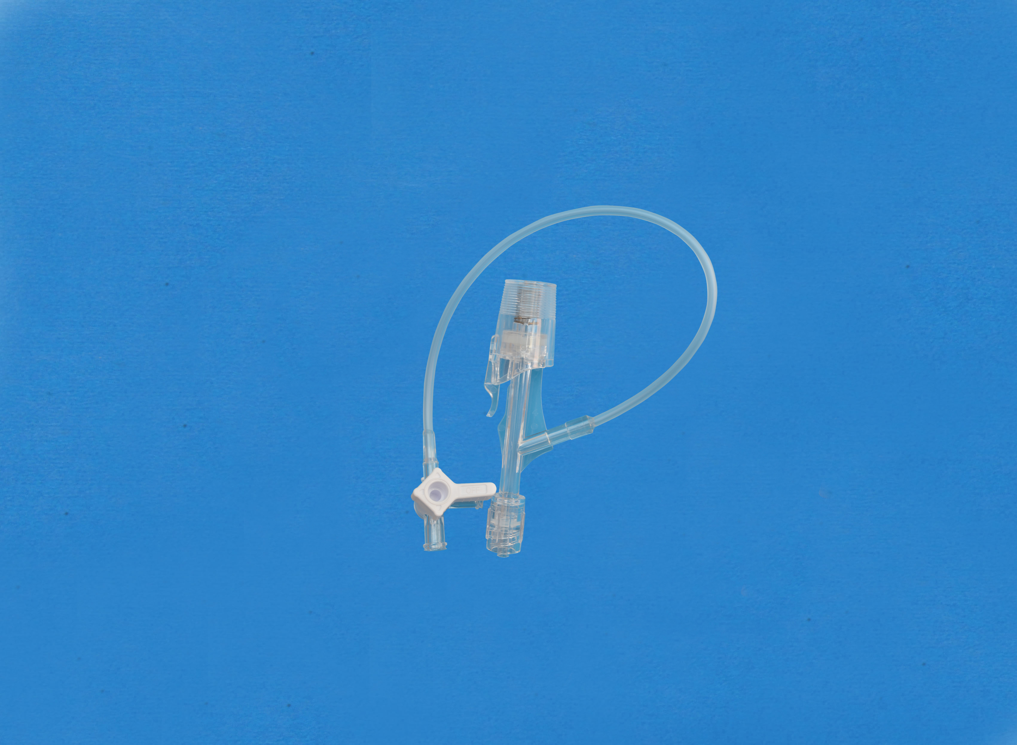一次性使用Y型連接器套件-三檔按壓式側枝為延長管和三通